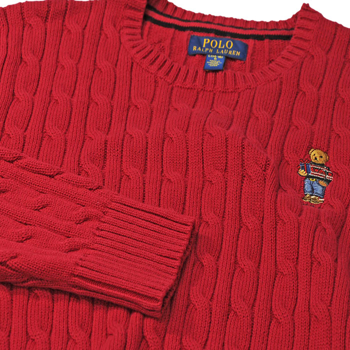 POLO ラルフローレンポロベア ケーブル編みセーター送料無料 セーター