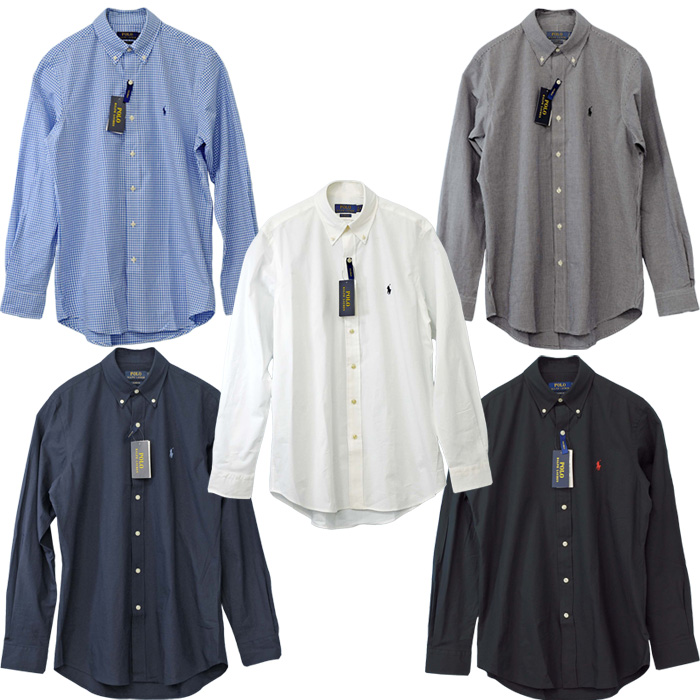 ポロ ラルフローレン メンズブロードクロス ストレッチ長袖シャツ 長袖