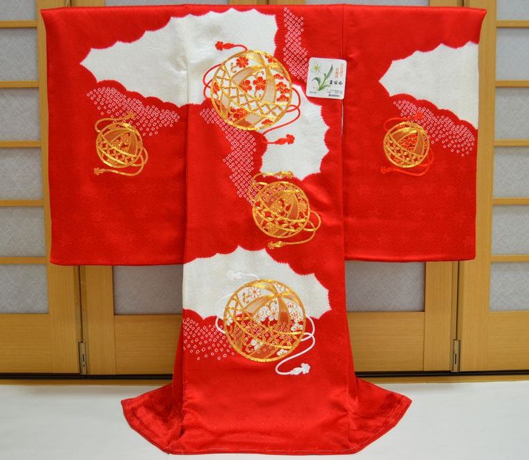 女の子 七五三 かわいい被布 鹿の子 【3歳用】 ngs-hifu-13 商品詳細