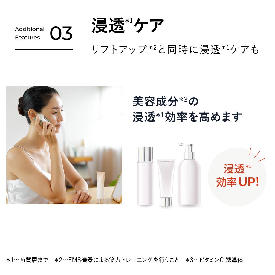 1回1分置くだけ。リフトケア特化型美顔器。 「リフトロジー