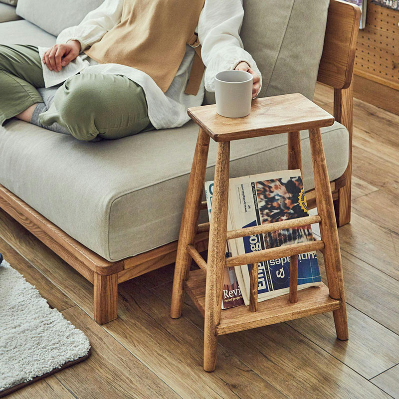 サイドテーブル[レクチェ] マガジンラック スツール 板座 | アンジー nora.