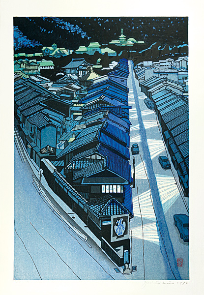 関野凖一郎「京の夜」 | 山田書店美術部オンラインストア