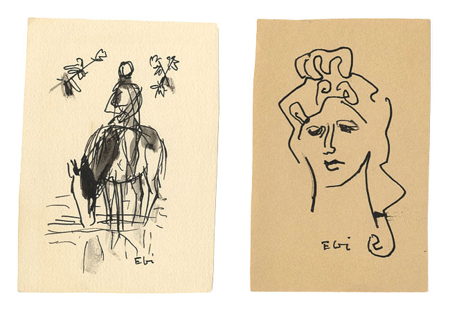 海老原喜之助「自筆画」 | 山田書店美術部オンラインストア