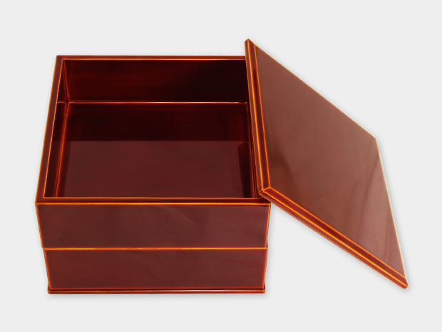 飛騨春慶塗 5.5寸二段重（重箱） - 飛騨高山の伝統工芸 飛騨春慶塗