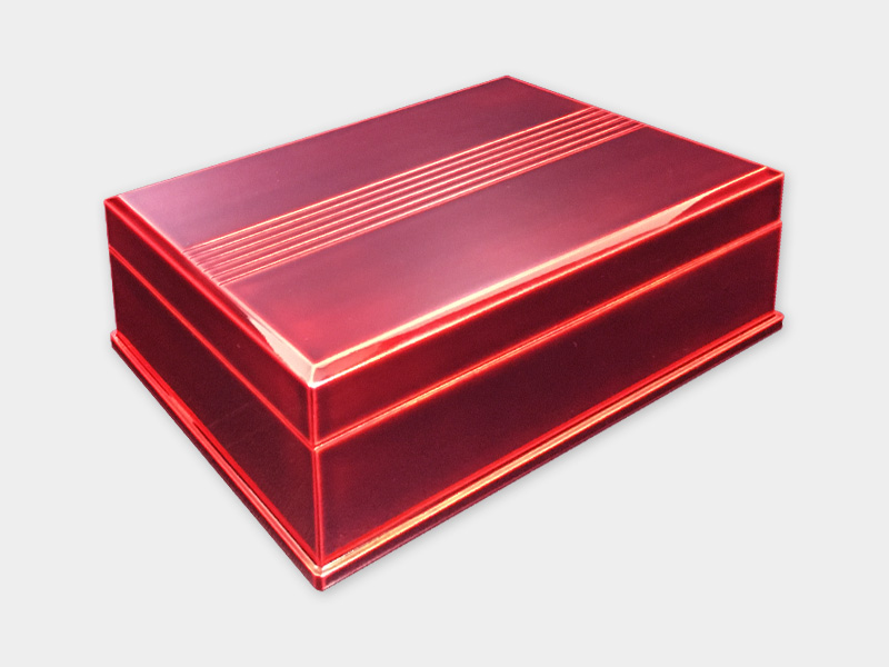 小箱 (2019) 紅 〈弁当箱・重箱可〉 - 飛騨春慶塗 （飛騨高山の伝統