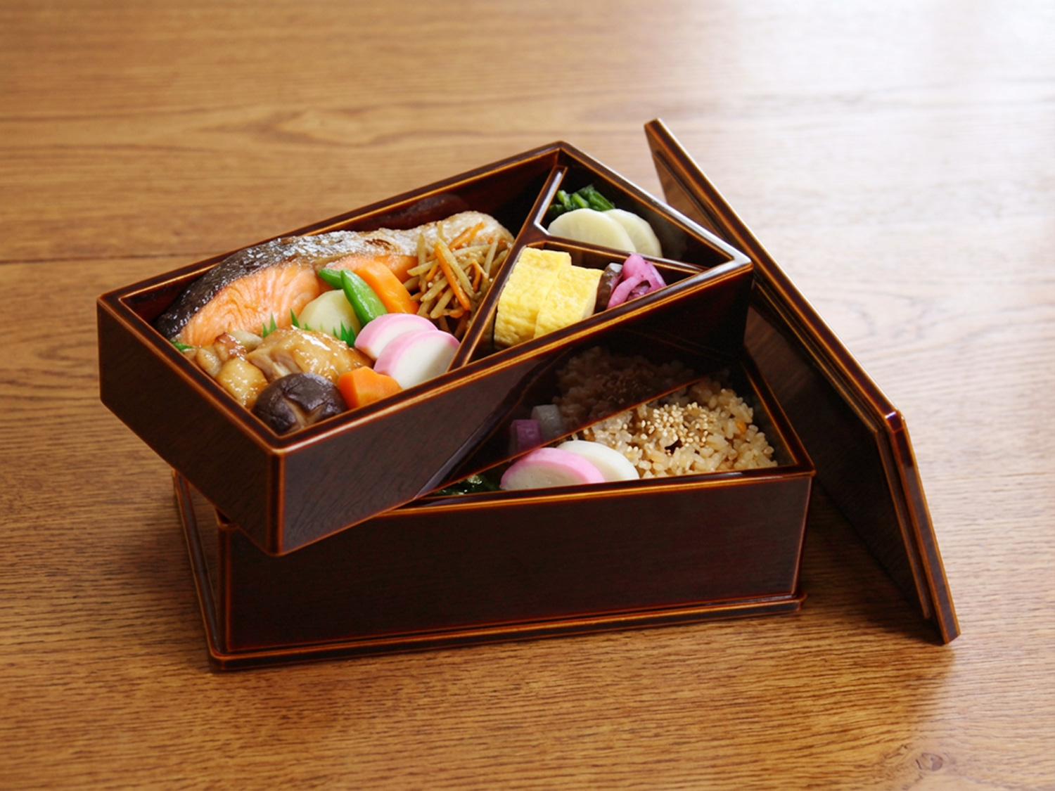 飛騨春慶塗 弁当箱 二段 - 飛騨高山の伝統工芸 飛騨春慶塗製造元 山田