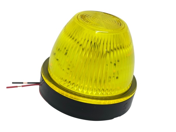 LEDアクリルマーカー 輝らパート2 24V 黄 (黒ベース) - トラックボディ