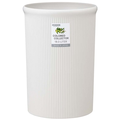 岩崎工業 カラードコレクター L ホワイト [ゴミ箱 ダストボックス
