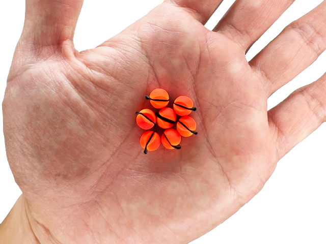 カラーシンカー ラウンドタイプ オレンジ