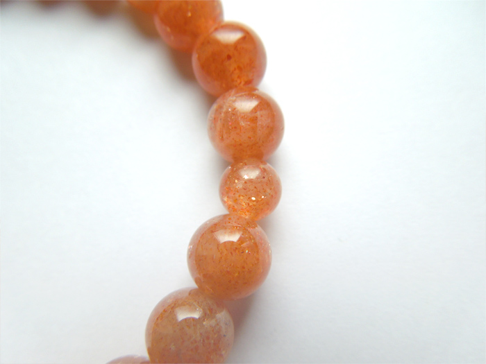 サンストーン8mmブレス共仕立 お数珠の安田念珠店へ｜総本山御用達