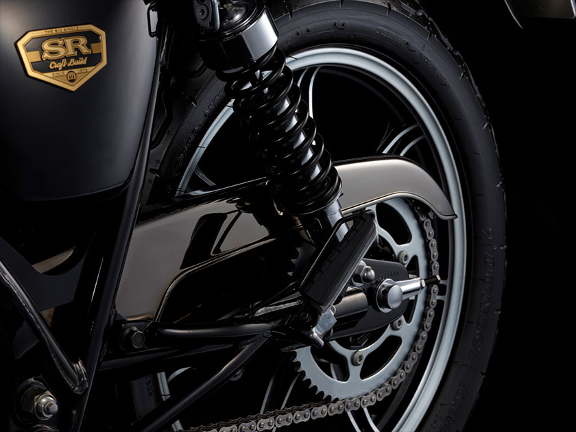 SR400 CraftBuild外装セット&ブラッククロムメッキセット - バイク用品