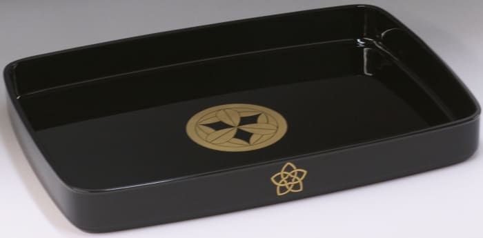 広蓋 家紋入り(越前塗)｜結納ドットコム