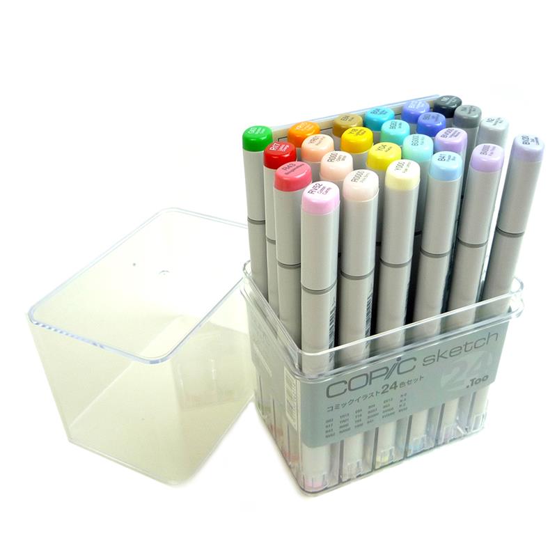 コピック コピックスケッチ コミックイラスト 24色セット | ゆめ画材