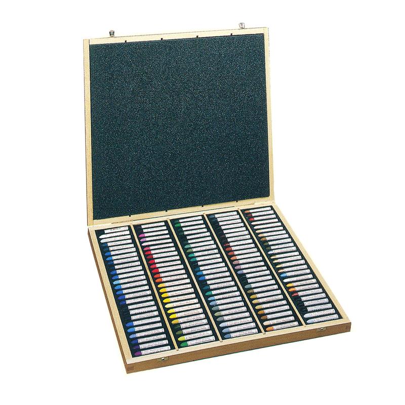 セヌリエ オイルパステル 120色セット 木箱セット | ゆめ画材