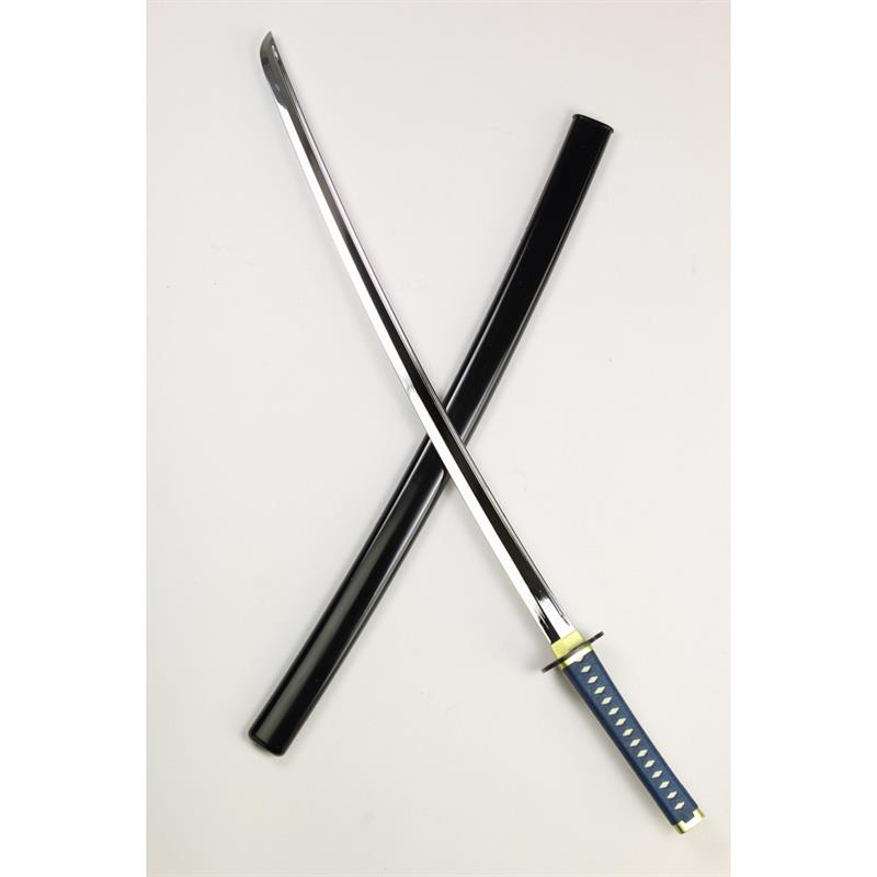 尾櫃武装 ドール用 No.1 刀 波紋なし 黒柄×黒鞘 抜刀 約33cm | ゆめ画材