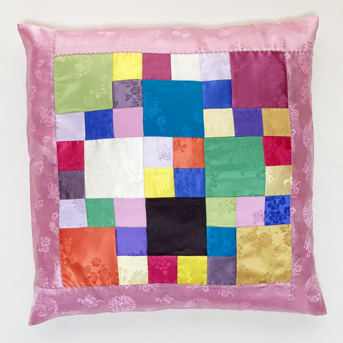 幾何学模様がかわいい韓国チョガッポ座布団カバー クッションカバー