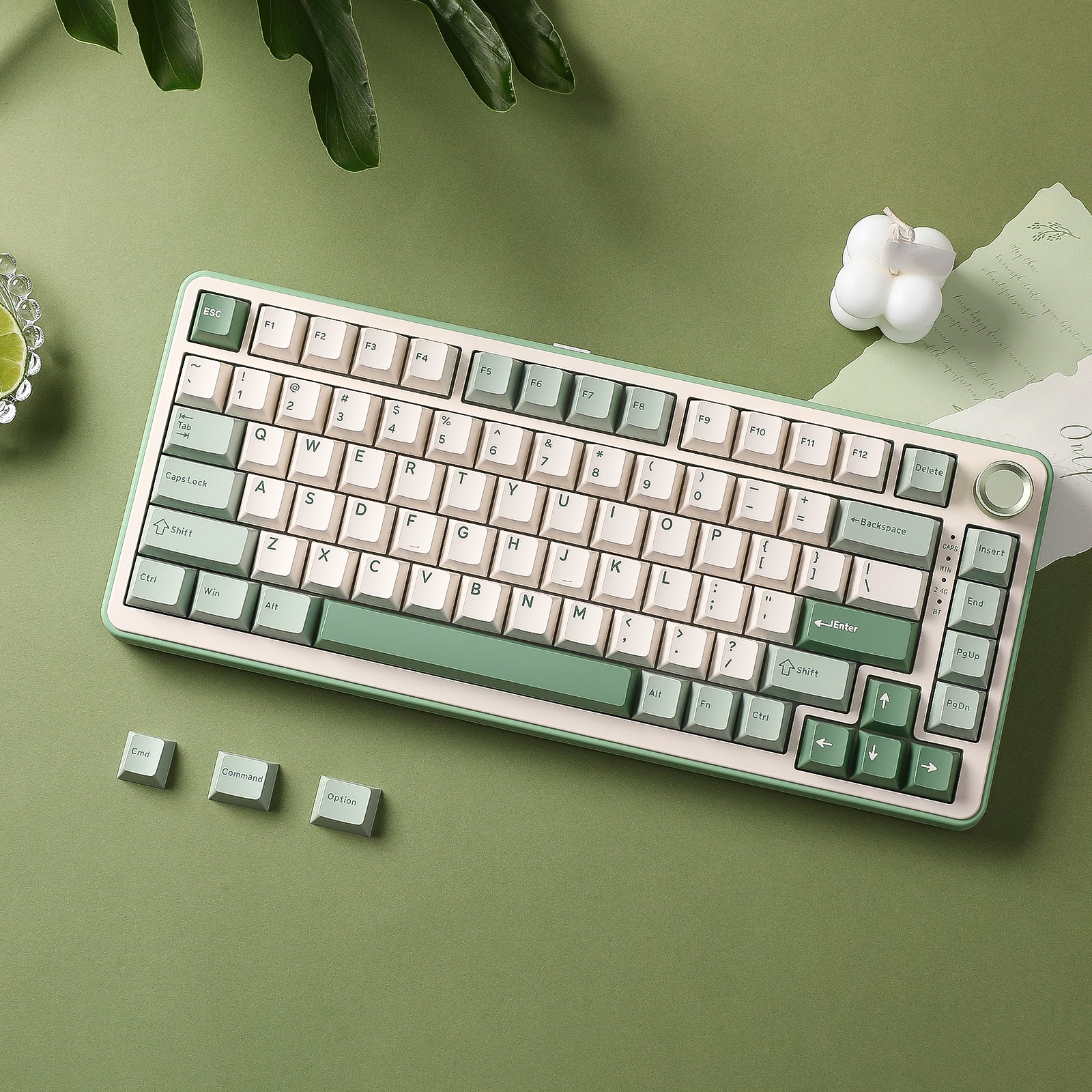 YUNZII B75 Pro Green Wireless Mechanical Keyboard – YUNZII KEYBOARD