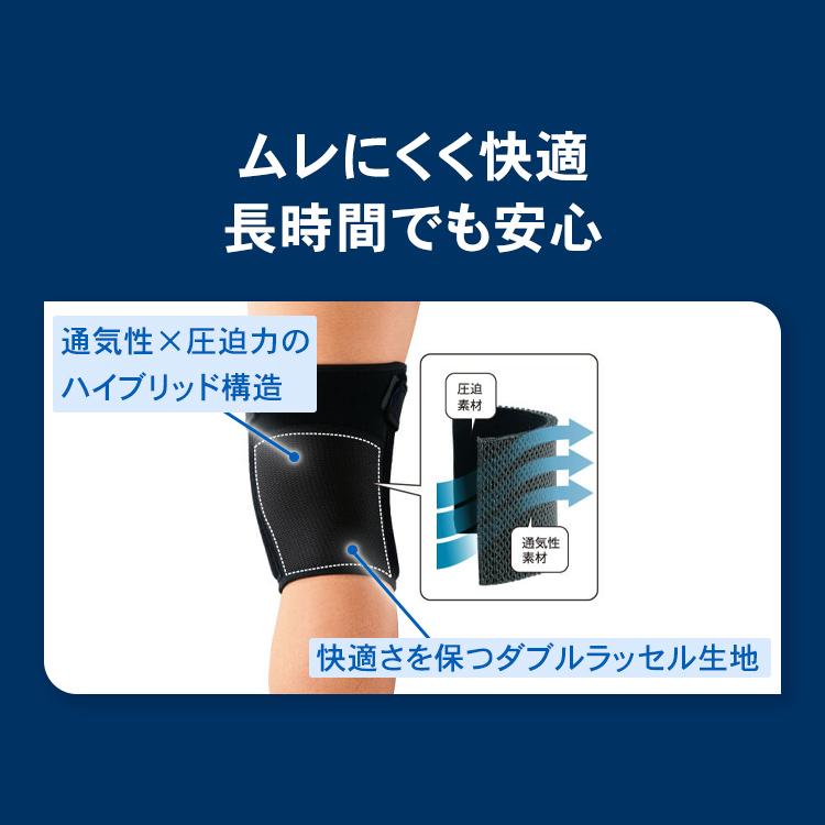 ヒザサポーター ザムスト EK-5 バスケやバレーなどスポーツ用に