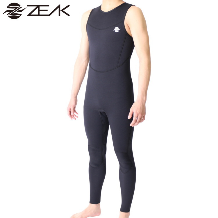 ZEAK(ジーク) ウェットスーツ 男性用 メンズ ロングジョン 3mm