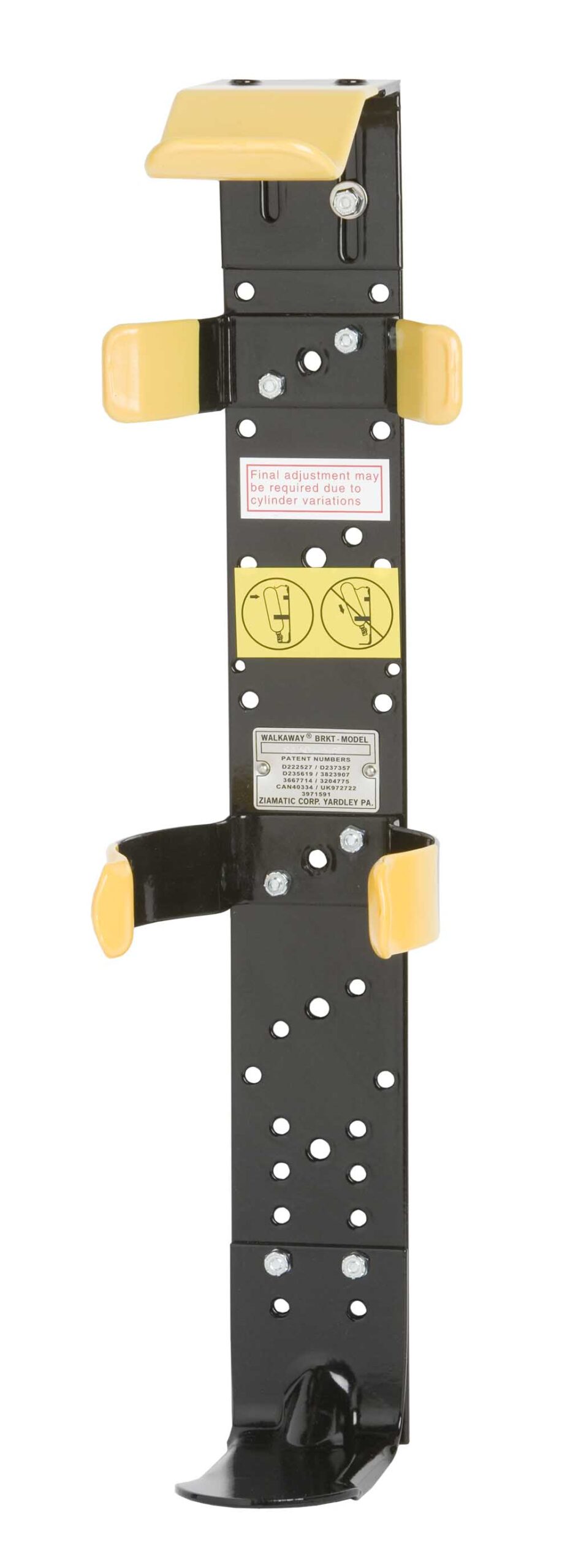 WALKAWAY Bracket for 4500/5500 PSI Cylinders | Ziamatic Corp