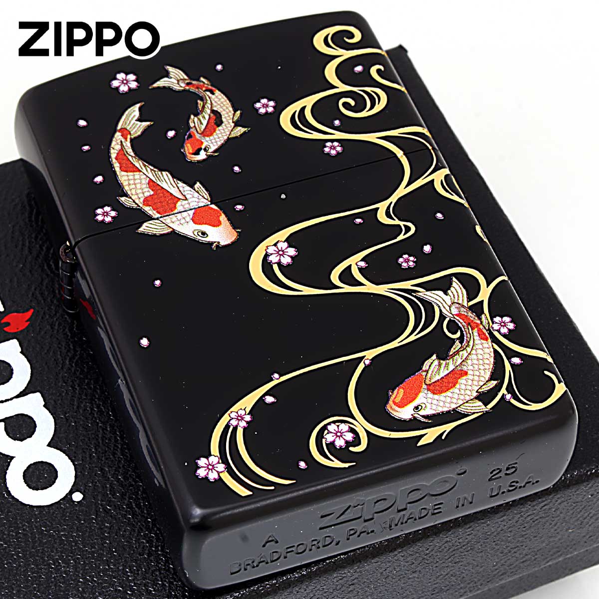 Zippo ジッポー 和柄 日本 美 錦鯉 2BKG-NISHIKI｜Zippo専門店