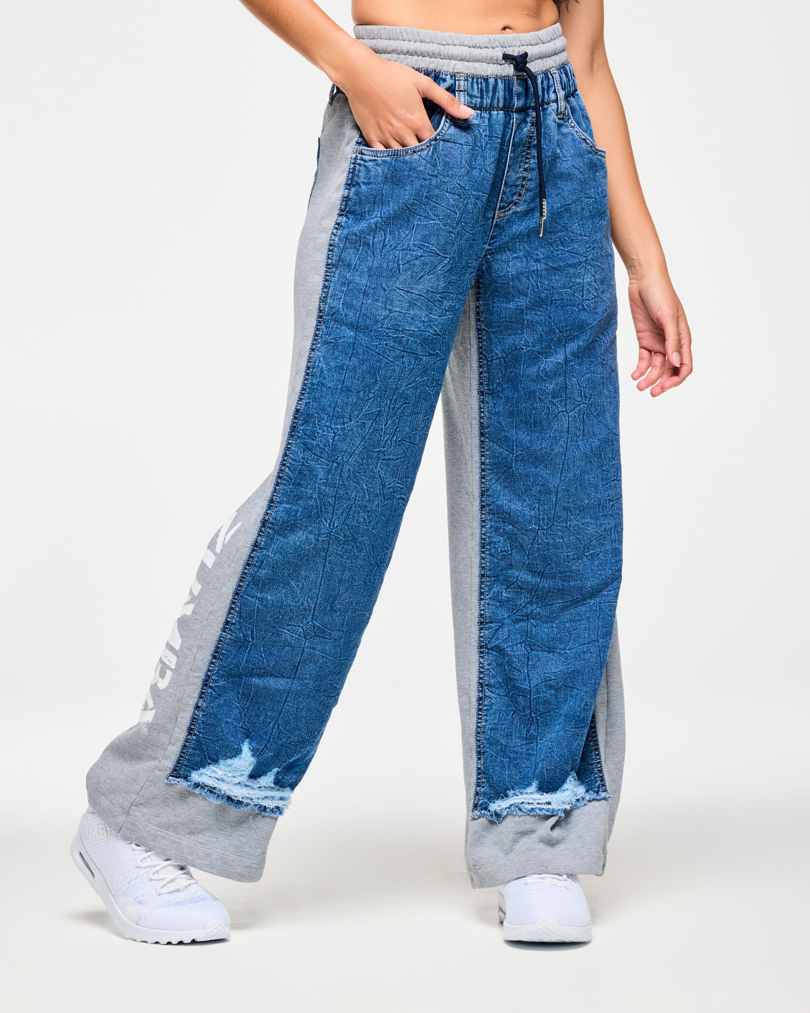 Blue Jean Denim Sweatpants – Zumba Wear | STRONG iD