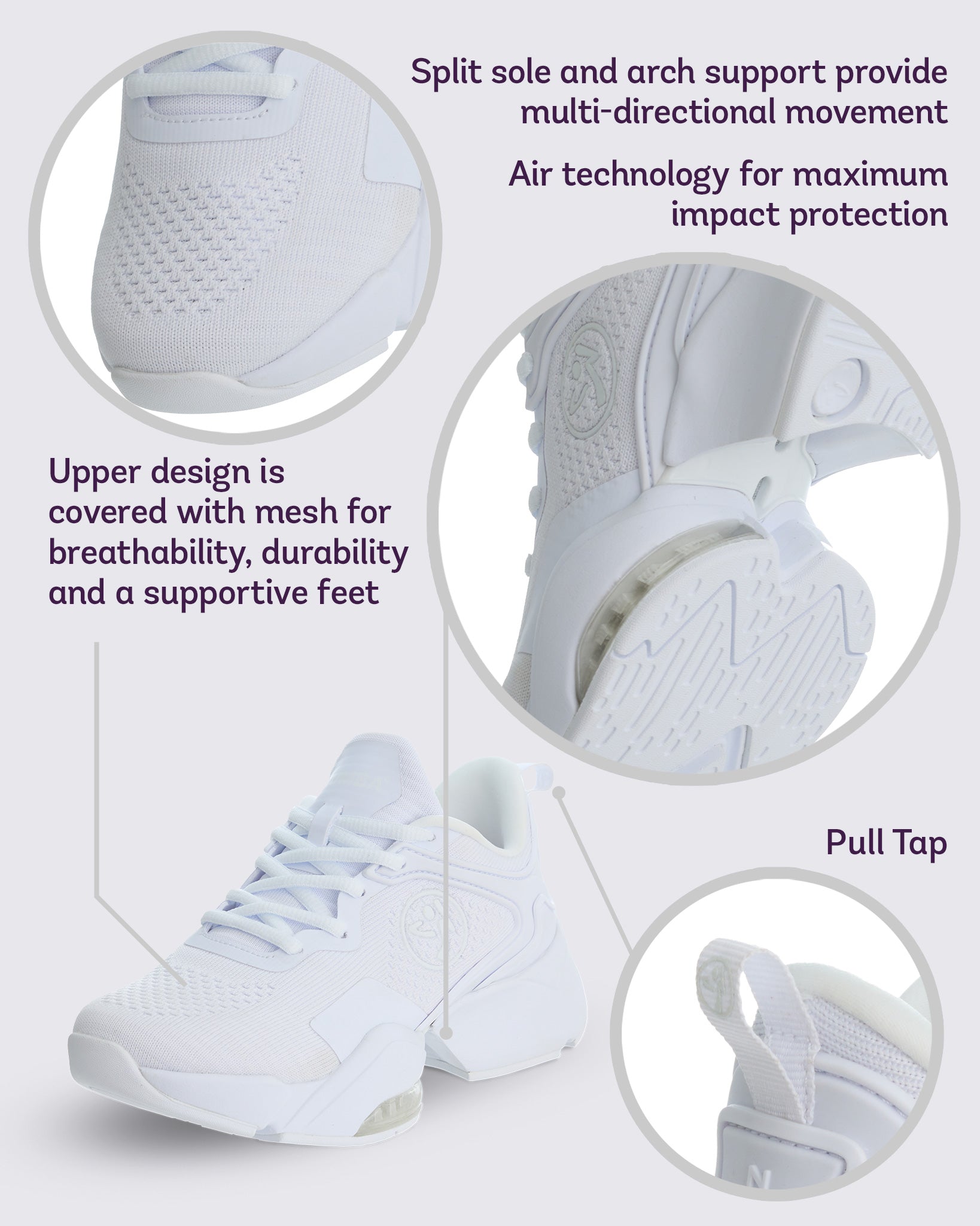 Zumba Air Stomp Remix II - White – Zumba Wear | STRONG iD