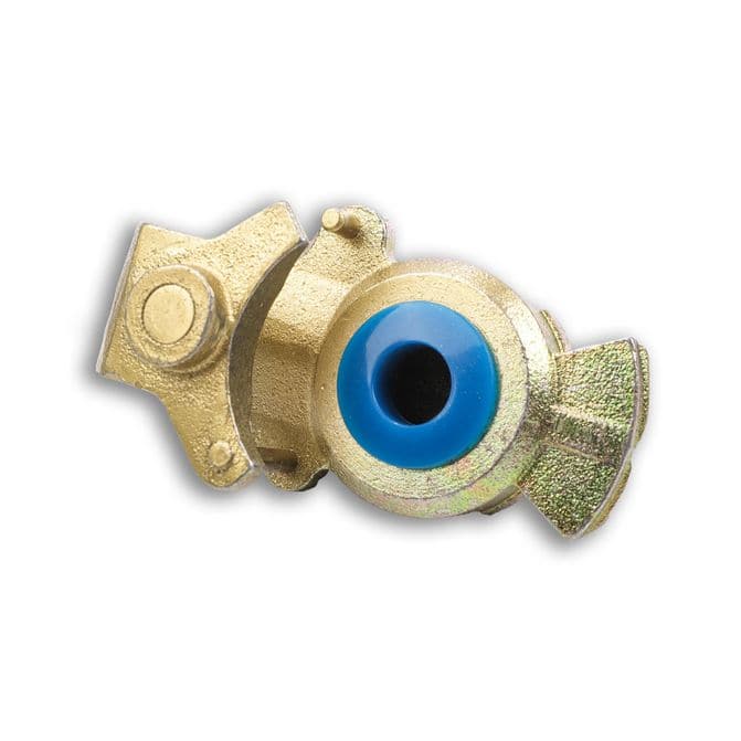 Tramec Cast Iron Service Gladhand - Blue Poly Seal 441131 | FleetPride