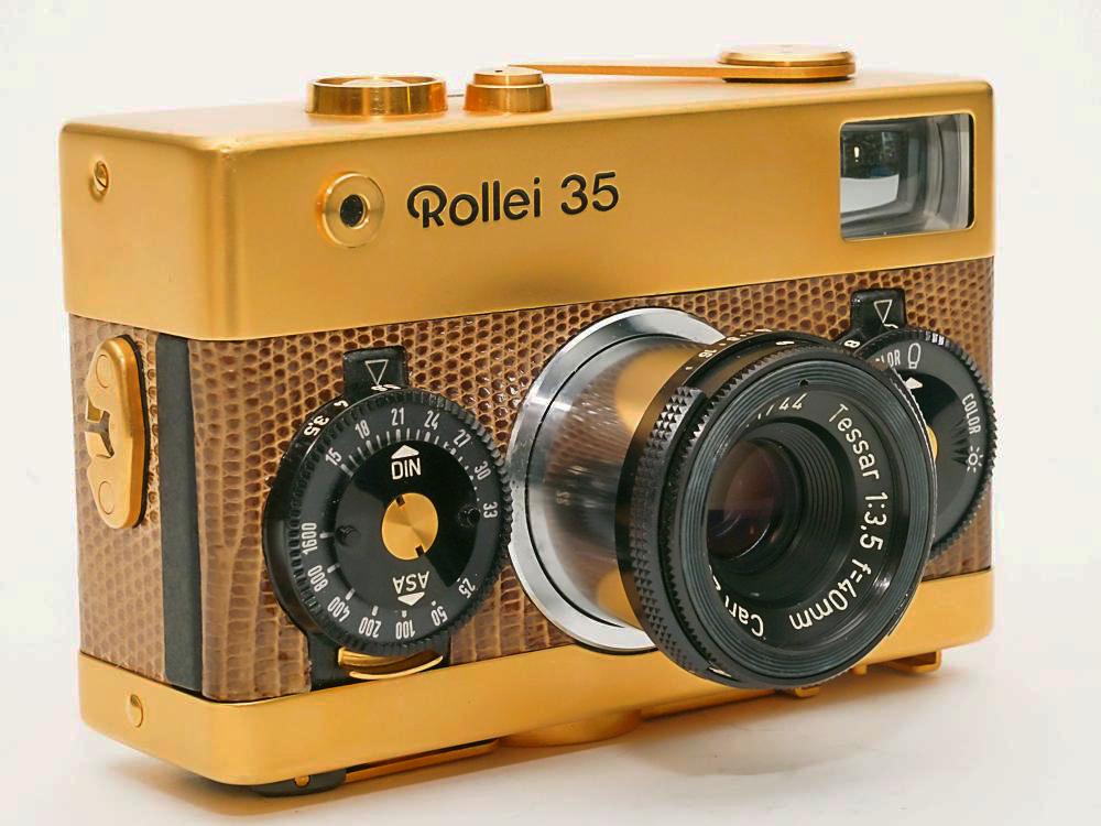 Rollei 35 (ゴールド) Singapore 製 40/3.5 Tessar (沈銅式) ローライ