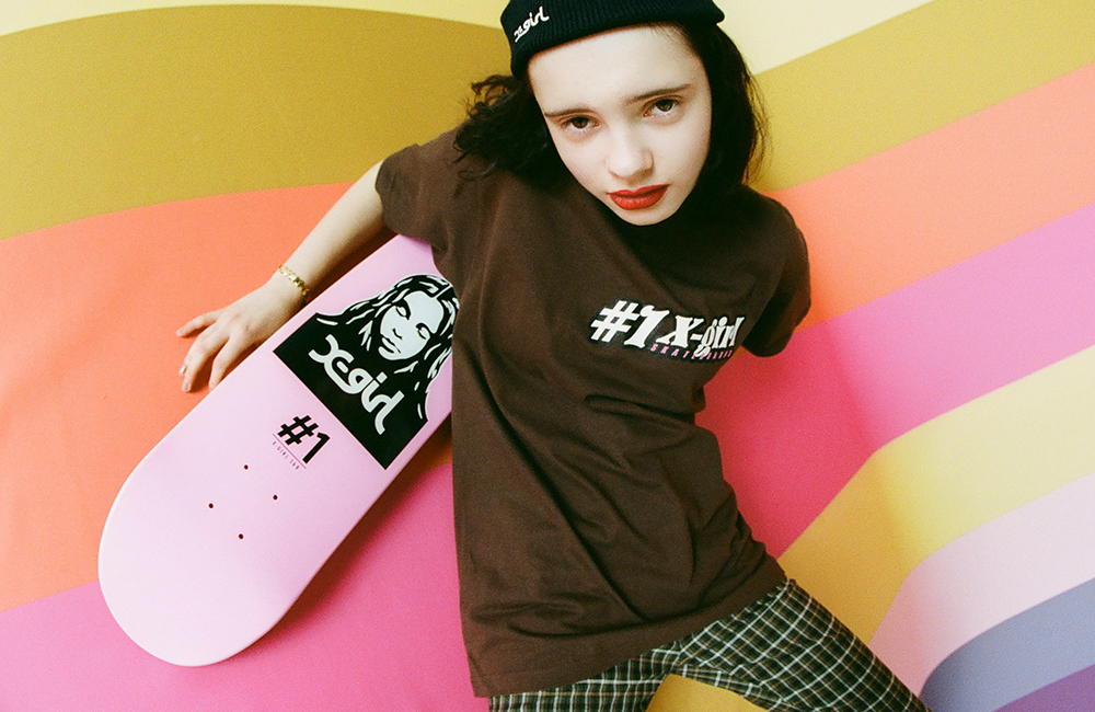 X-girl SKATE BOARD LINE 「#1」 | X-girl OFFICIAL SITE（エックス