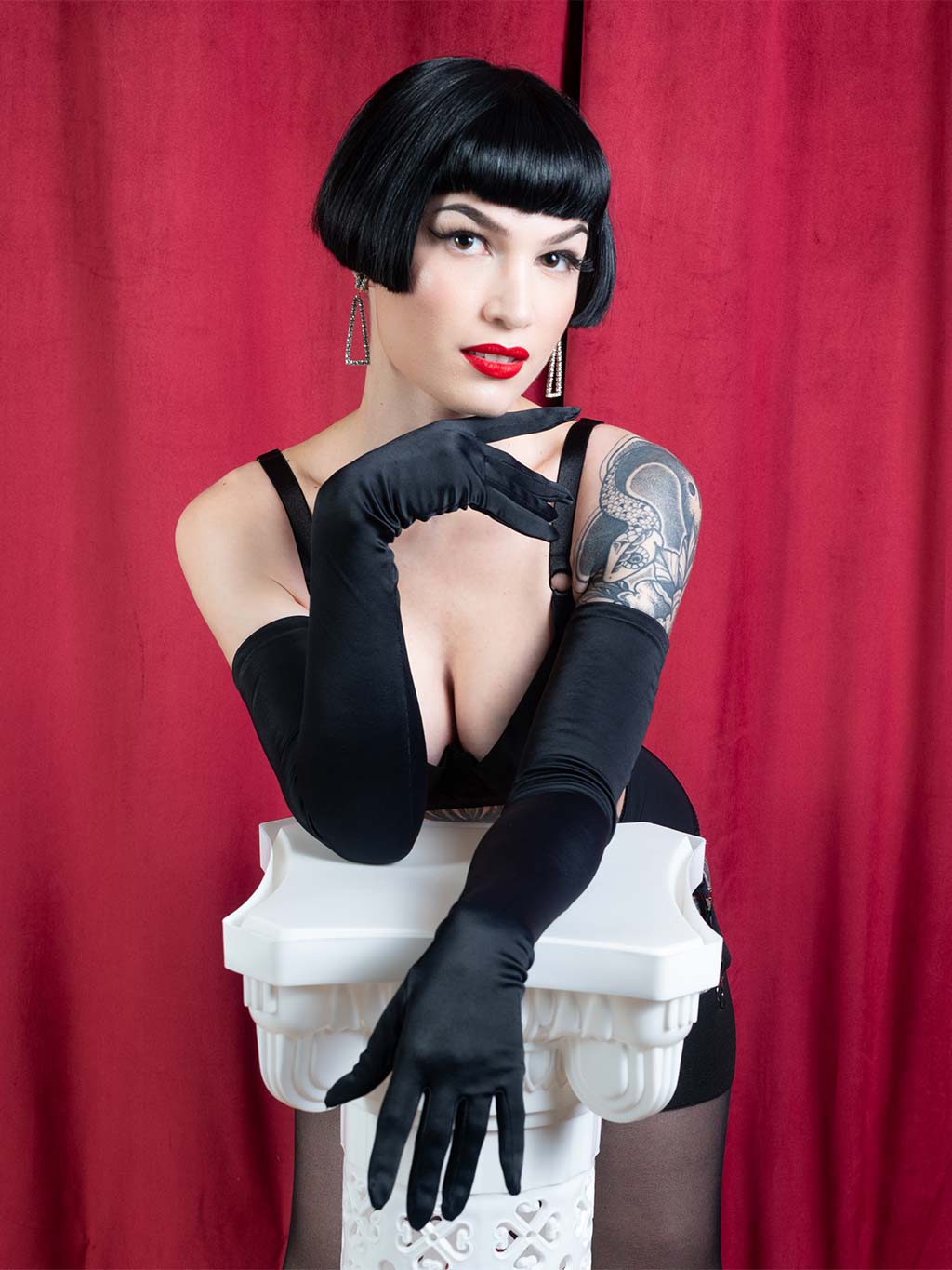 WHAT KATIE DID】ロンググローブ（ブラック）A2017 – EpicureanGarden