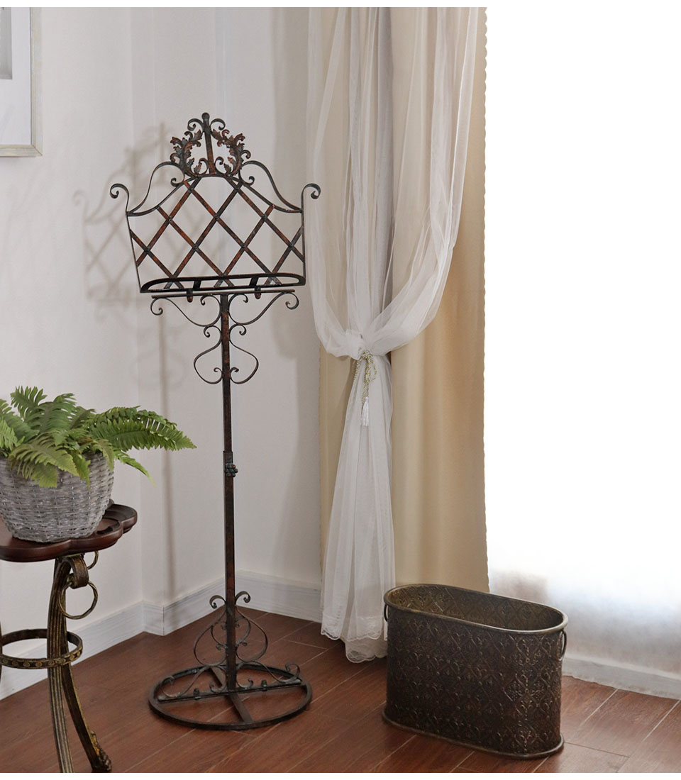 シャビーウッドシリーズ アイアン イーゼルスタンド（譜面台）｜Y-KAGU