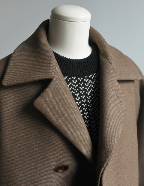 AURALEE Wool Silk Melton Soutien Collar Coat | 大阪心斎橋のメンズ