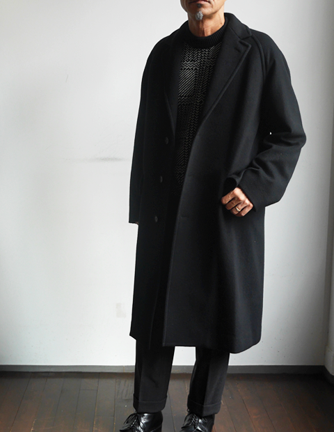 AURALEE Cashmere Wool Mosser Chesterfield Coat | 大阪心斎橋の