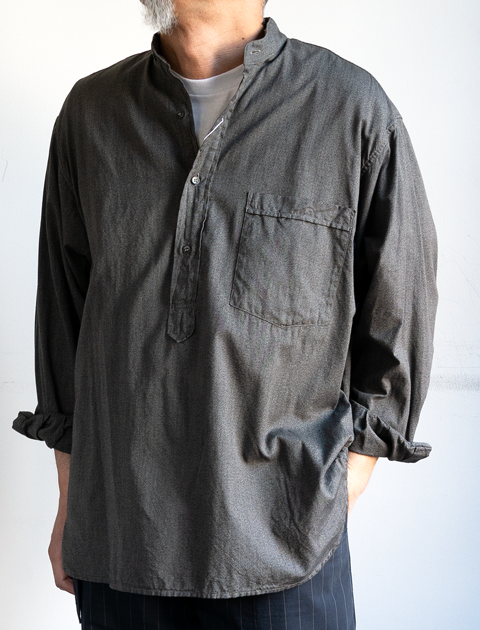 COMOLI ヨリ杢 プルオーバーシャツ | 大阪心斎橋のメンズ洋服の