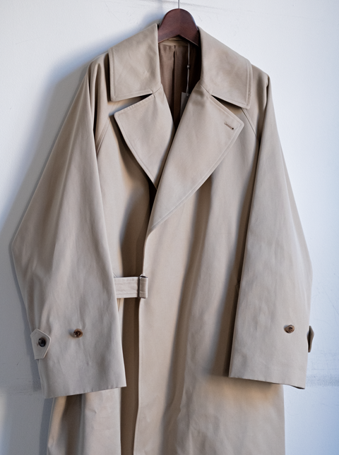 COMOLI コットンギャバ タイロッケンコート | 大阪心斎橋のメンズ洋服
