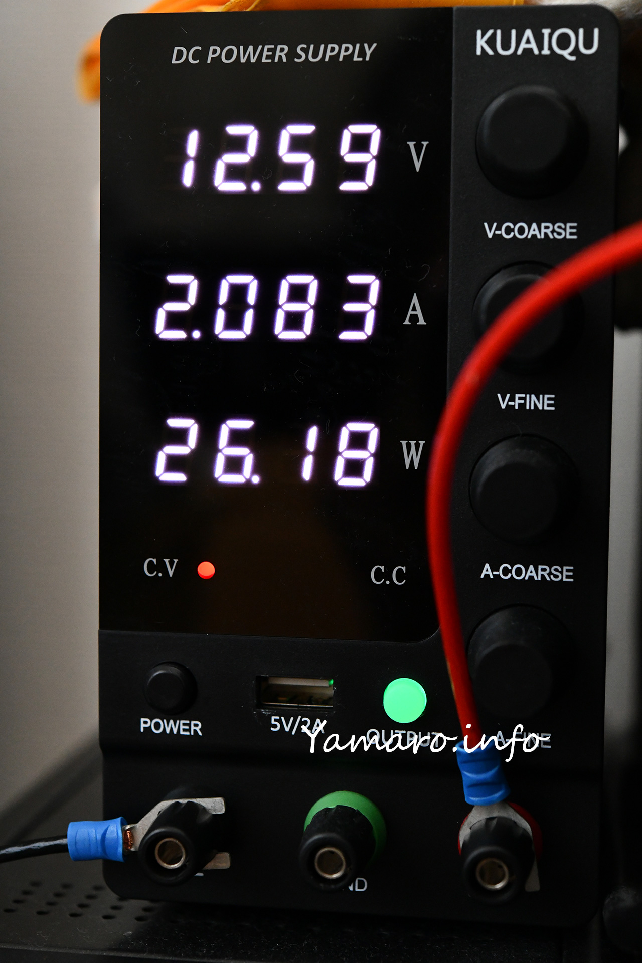 安定化電源をちゃんと安定化電源として使ってみた - Blog@yamaro.info