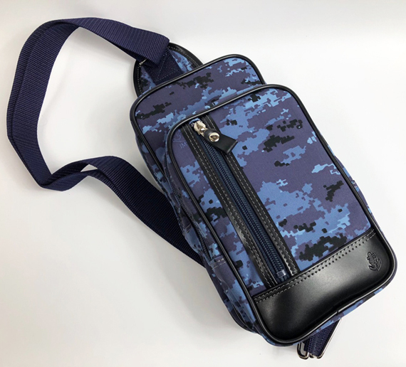 ワンショルダーバッグ デジタル青迷彩柄 - 戦艦大和関連グッズ販売店