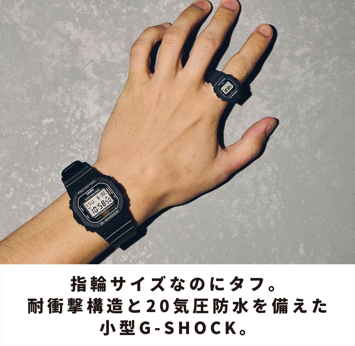 カシオ G-SHOCK nano DWN-5600-9JR 1/10サイズ ミニスクエア 20気圧