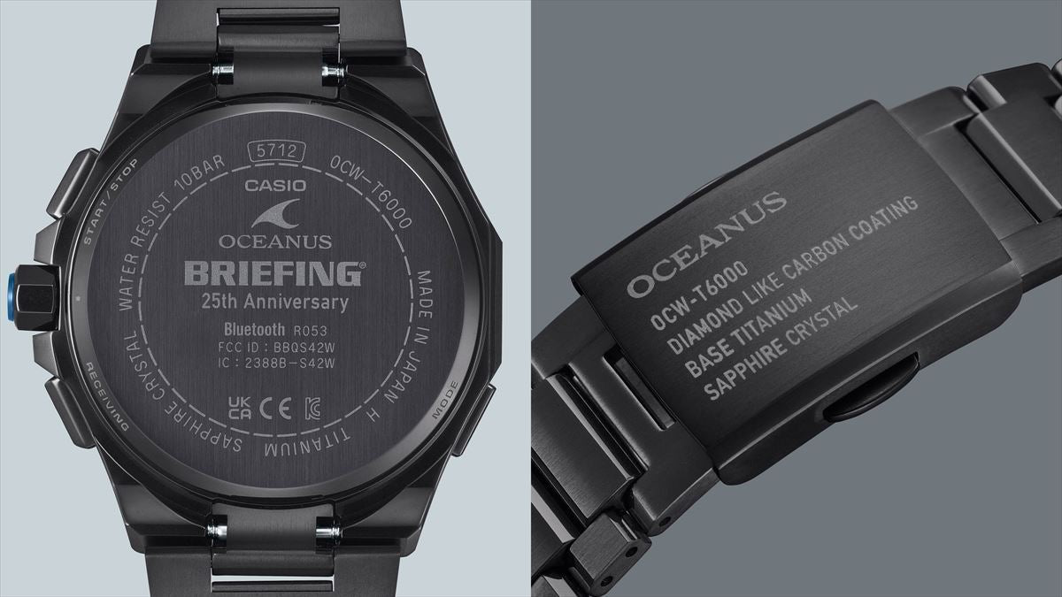 カシオ オシアナス BRIEFING ブリーフィング コラボ OCW-T6000BR-1AJR