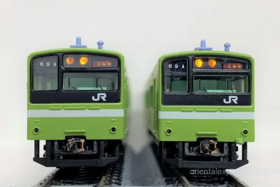 201系体質改善工事施工車・ウグイス を弄る。その1 Microace A2592 7両