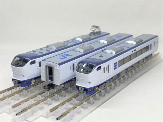 281系「はるか」3両編成が入線しました。TOMIX 98673 3両増結セット