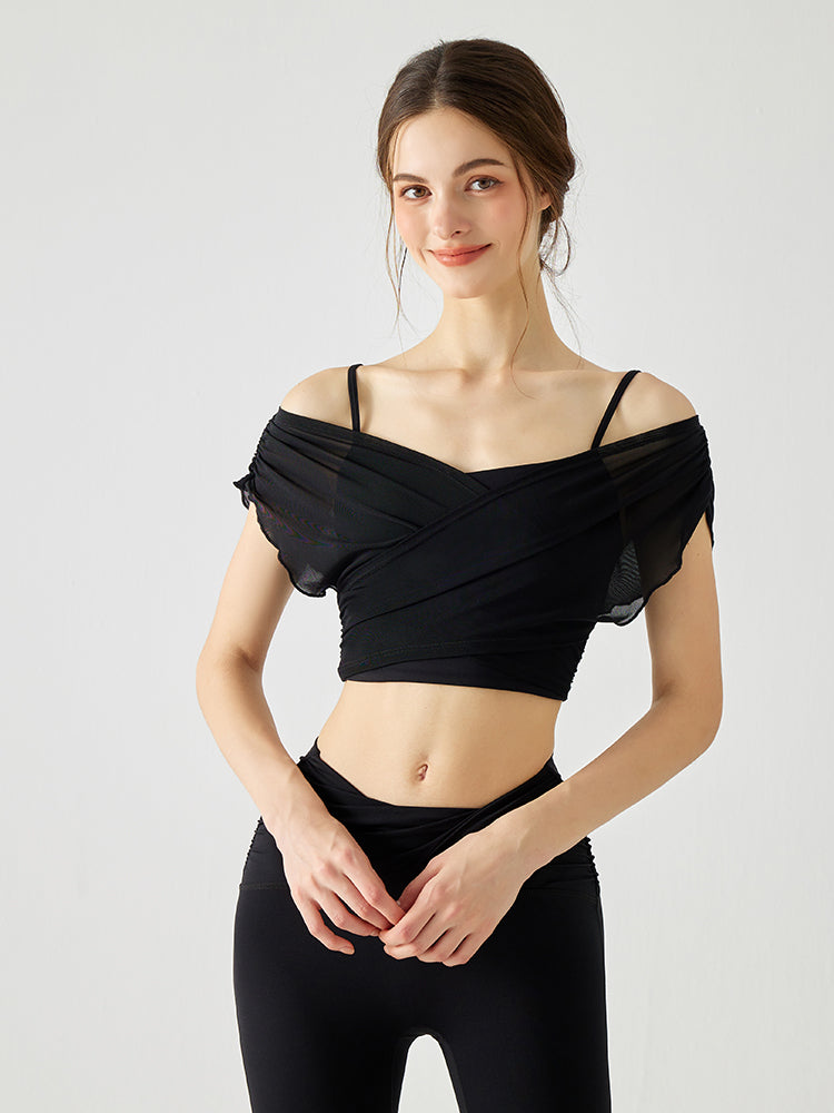 フェイクレイヤード ブラトップ シアー