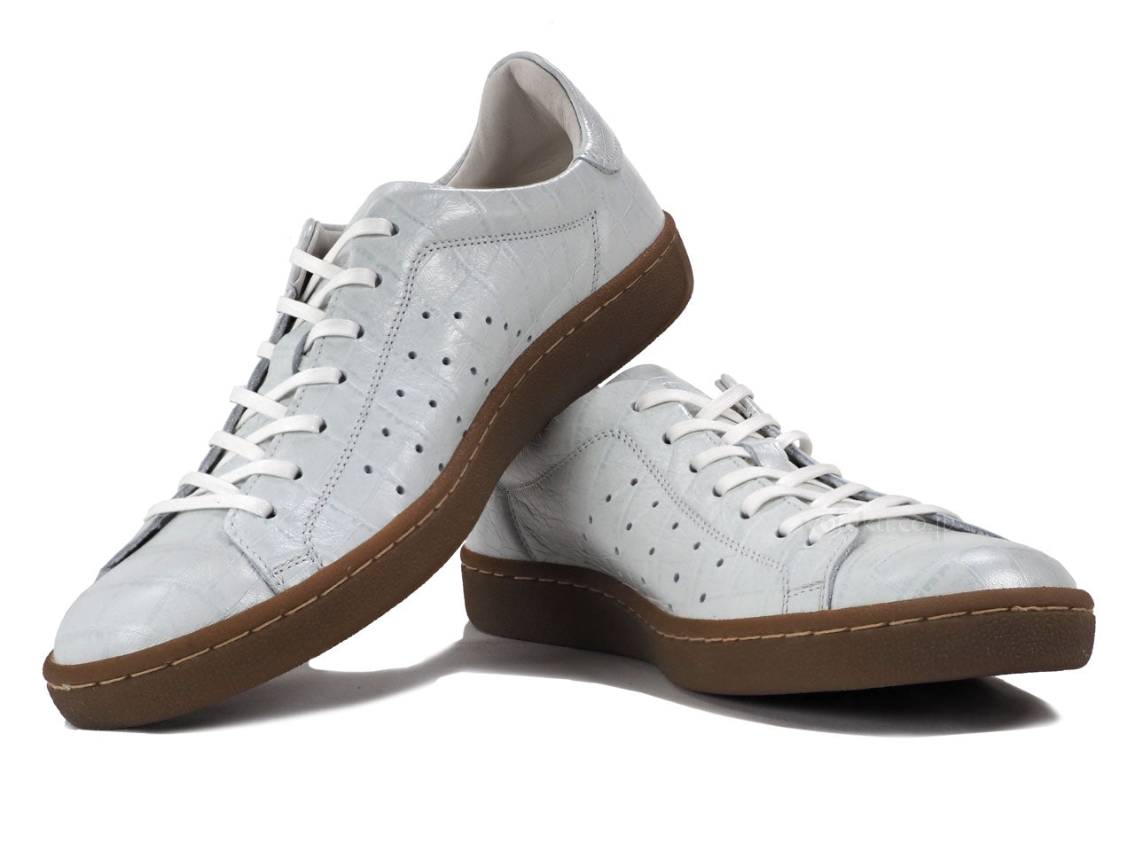 パトリック スニーカー パンチ・アンティーククロコ ホワイト PATRICK