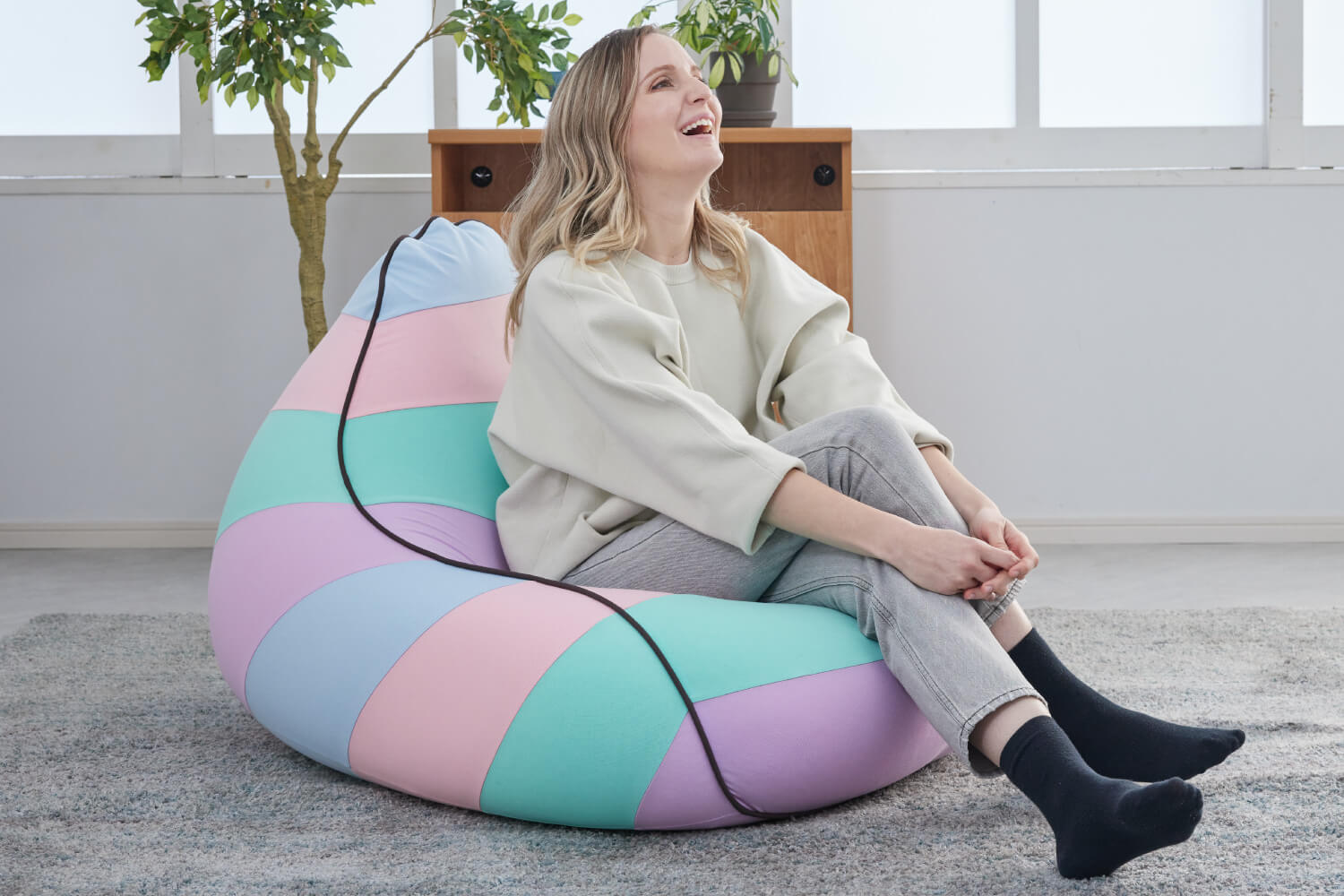 公式】Yogibo Lite Rainbow ヨギボー ライト レインボー用カバー