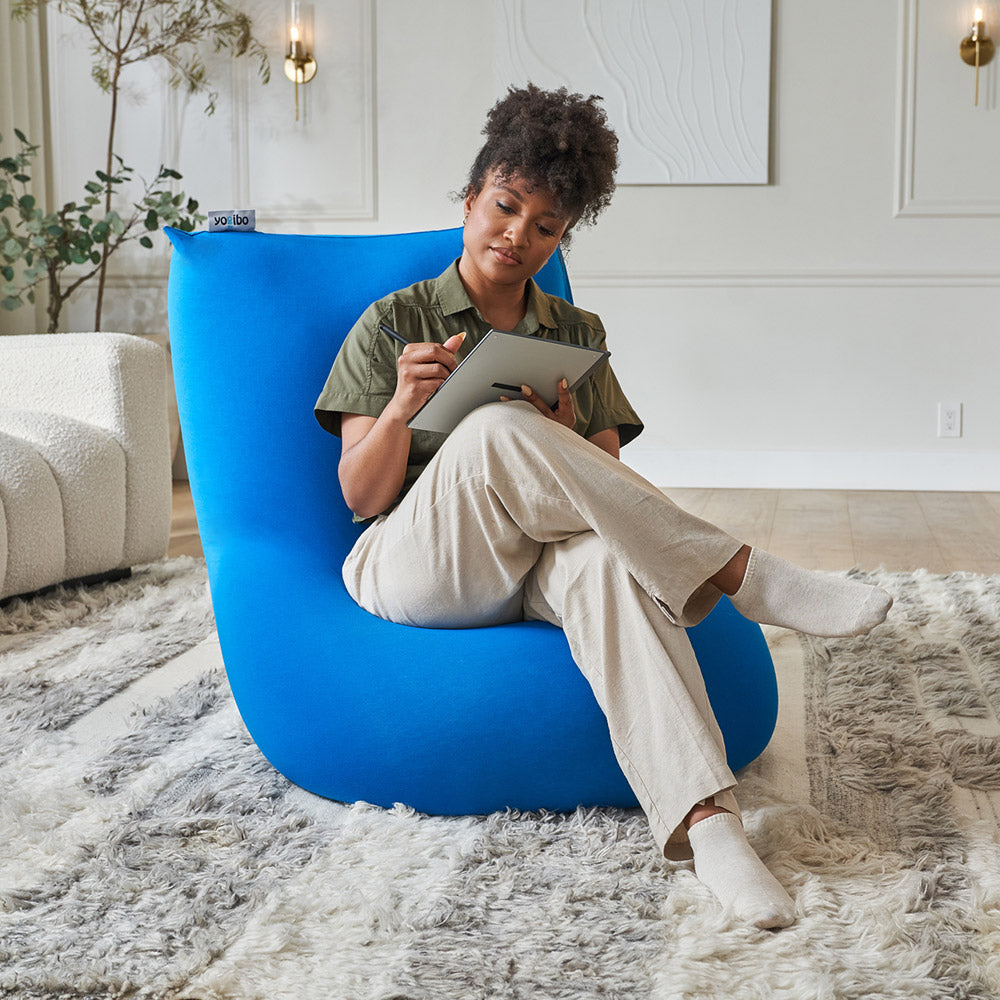 Yogibo Max 青 ビーズクッション 2025年5月購入【手渡し限定】 楽天