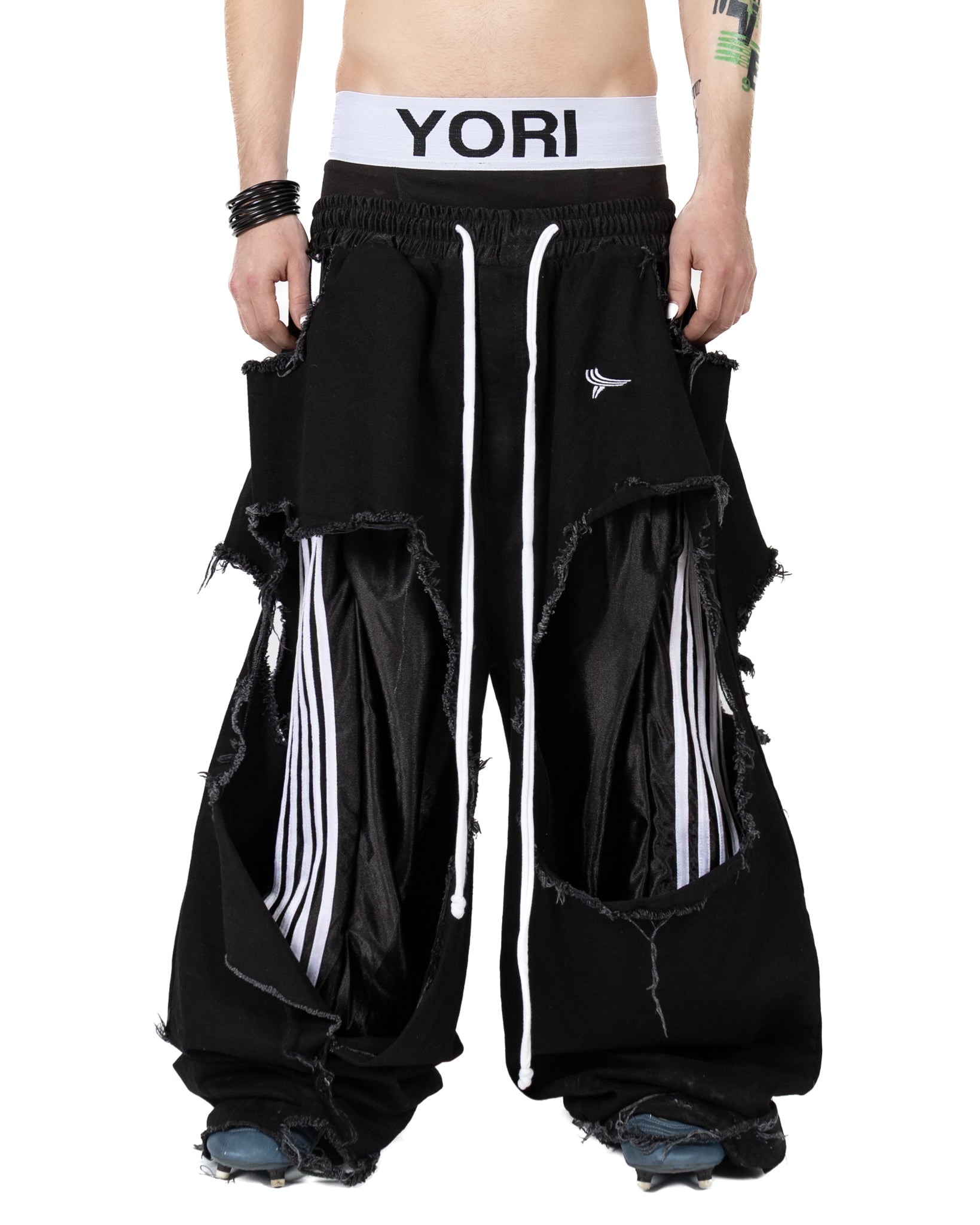 5-Stripe Denim (Black/White) | YORI
