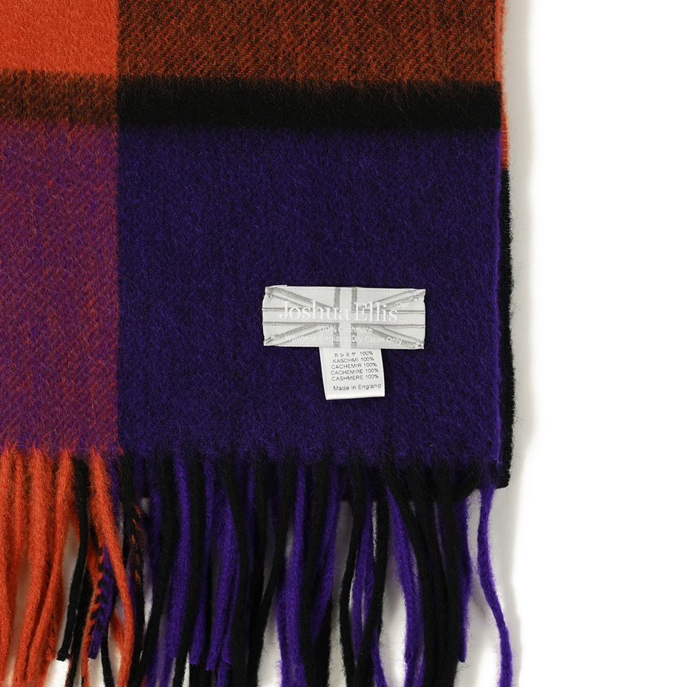 カシミヤストール 3カラーブロック Traditional Standard | よろずを