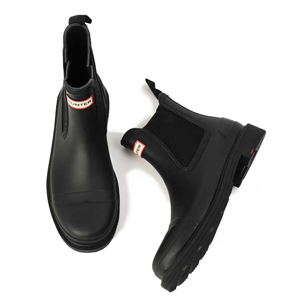 コマンドチェルシーブーツ ブラック 傘もよう | よろずを継ぐもの