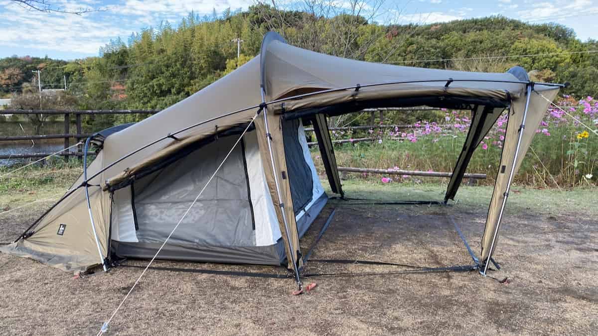 ゼインアーツ ウカ / UKA レビュー｜ソロキャンプに最適な2ルーム